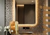 Зеркало настенное с подсветкой в ванную Teymi Edlen Gold 600х800 LED сенсор T20724 T20724 № 4