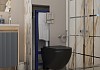 Комплект инсталляция Teymi Rapid SL с кнопкой GROHE хром + унитаз Lina S Black F17485 № 14