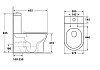 Унитаз-компакт напольный безободковый OWL Eter Cirkel-G с сиденьем DP микролифт № 5