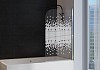 Шторка на ванну Teymi Solli Mosaic 1400x850, прозрачное закаленное стекло 6 мм с мозаикой, профиль хром T00203 № 7