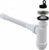Превью фото Сифон для раковины AlcaPlast A41 Flexi № 1