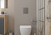 Комплект инсталляция Teymi Rapid SL с кнопкой GROHE оружейная сталь + унитаз ТОРНАДО Lina Pro Vortex F17824 № 17