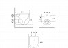 Комплект инсталляция Teymi Rapid SL с кнопкой GROHE белая + унитаз ТОРНАДО Lori Vortex 3 пок F17630 № 18