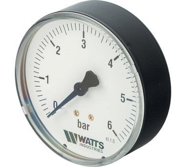 Watts F+R100(MDA) 80/6x1/4" Манометр аксиальный 80мм 0- 6 бар