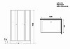 Душевой уголок Niagara Eco NG-012-14QT 120х80х195 низкий поддон 13см, стекло тонированное 0121432QT № 4