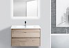 Комплект мебели для ванной BelBagno Kraft 90 rovere galifax bianco