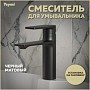 Смеситель для раковины черный матовый Teymi Ellie T10227