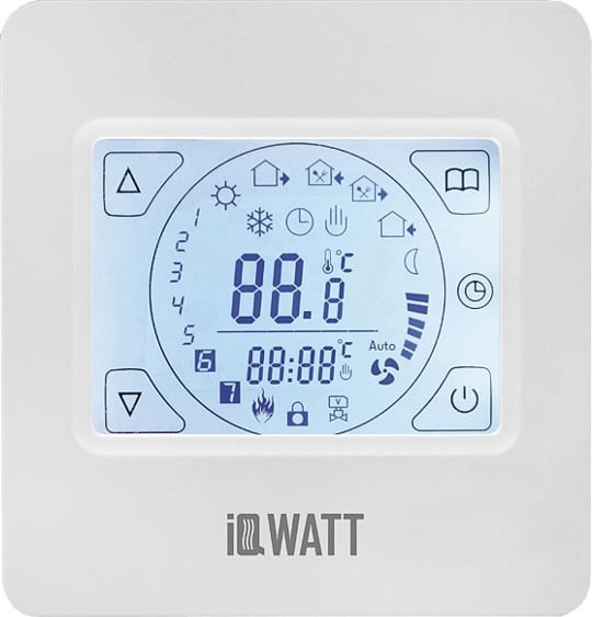 купить Терморегулятор IQ Watt Thermostat TS белый для квартиры и дома