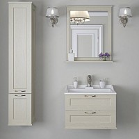 Превью фото Комплект мебели для ванной Акватон Леон 65 дуб бежевый № 1