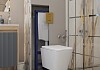 Комплект инсталляция Teymi Rapid SL с кнопкой GROHE золото глянец + унитаз Helmi S F17536 № 14