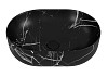Раковина для ванной накладная Teymi Solli 48 artceramic цвет мрамор черный матовый T50387 № 8