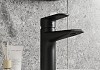 Смеситель для раковины черный матовый Teymi Kati T10219 № 19