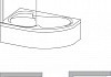 Шторка на ванну Ravak Rosa CVSK1 140/150 L Transparent, профиль белый № 4