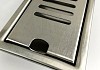 Трап для душа с сухим затвором вертикальный выпуск Teymi Helmi 10х60 c решеткой нержавеющая сталь T90333 № 14