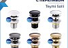 Донный клапан для раковины с переливом Teymi Solli графит матовый T140203 № 12