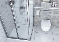 Превью фото Поддон Акватон Калифорния 80х80 квадратный 1A713836CA010 белый № 1