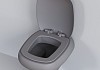 Унитаз подвесной Diamond 123T20301R 530x405x375 матовый серый безободковый с толстой крышкой № 6
