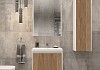 Комплект мебели для ванной Velvex Klaufs 60.1Y белая, шатанэ, подвесная
