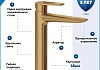 Смеситель для раковины высокий золото Teymi Kati T10281 № 6