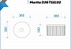 Раковина для ванной круглая накладная Teymi Martta D36 белая T52102 № 10