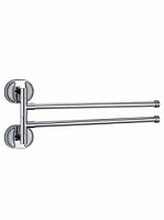 Превью фото Полотенцедержатель поворотный Potato Genus двойной, хром P2912 № 1