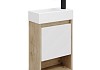 Дверь ПВХ цвет белый для тумбы Teymi Nura 37 T60542 T60542 № 4