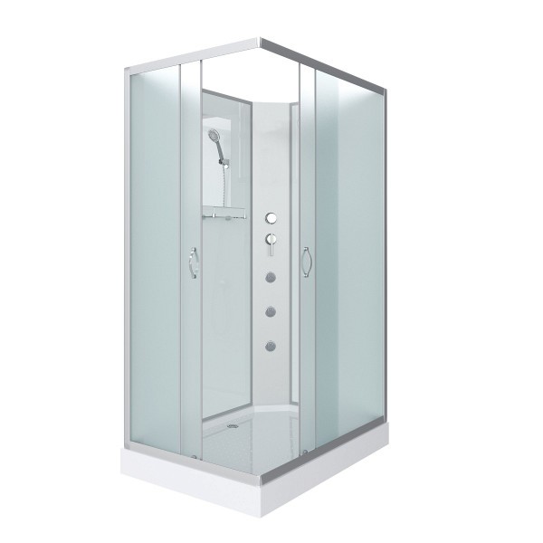 Душевая кабина Niagara Classic 110x80x200 низкий поддон, матовое стекло 431853QBKG