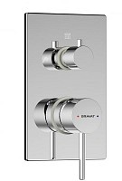 Превью фото Смеситель встраиваемый в стену Bravat Arc (3-функц) P69193C-ENG № 1