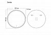 Зеркало Grossman Sento 80x80 LED с сенсорным выключателем 98080 98080 № 4