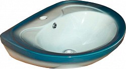 Превью фото Раковина Rosa Лира зелёная № 1