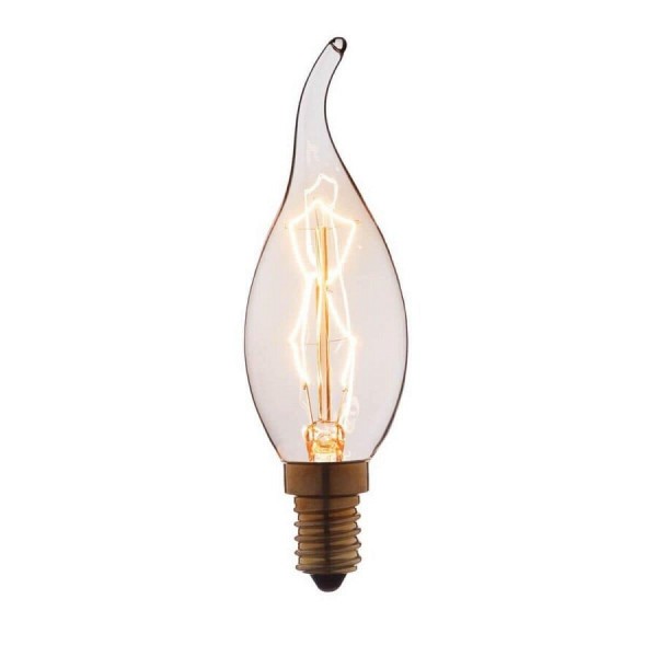 Loft IT Лампа накаливания E14 40W свеча на ветру прозрачная 3540-TW