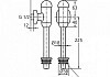 Сливной клапан G1/2\ Ideal Standard B6928AA № 2