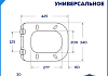 Сиденье для унитаза Teymi S40302MB (совместимо T40302MB) быстросъемное, дюропласт, микролифт, черное матовое № 8