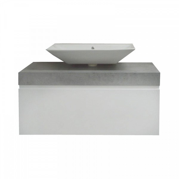 Комплект Azario Тумба LATINA 100 с раковиной Top Counter 65