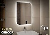 Зеркало настенное с подсветкой в ванную Teymi Lempi Oreol Pro 50х70 LED сенсор T20267 T20267
