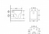 Комплект инсталляция Teymi Rapid SL с кнопкой GROHE золото глянец + унитаз Helmi S Black F17542 № 17