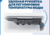 Душевая система с тропическим душем и смесителем Teymi Nura Forte графит T10284 № 13