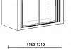 Душевая дверь в нишу RGW Passage PA-04 (1160-1210)x1850 № 3