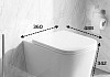 Комплект инсталляция Teymi Rapid SL с кнопкой GROHE золото глянец + унитаз Helmi PP F17885 № 6
