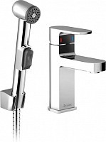 Превью фото Смеситель Ravak Chrome CR 112.00 для раковины с гигиеническим душем № 1