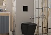 Комплект инсталляция Teymi Rapid SL с кнопкой GROHE черная + унитаз Solli Black F17605 № 15
