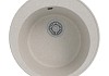 Мойка для кухни D48 круглая белая матовая Teymi Lina Smart T120103 № 8