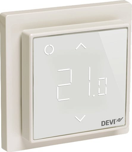 купить Терморегулятор Devi Devireg Smart Wi-Fi pure white для квартиры и дома