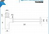 Комплект Teymi 3 в 1 для ванной: раковина Solli 50 накладная + выпуск Teymi без перелива белыйм + сифон хром F07569 № 13