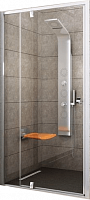 Превью фото Душевая дверь в нишу Ravak PDOP2-110 профиль сатин № 1