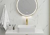 Зеркало настенное с подсветкой в ванную круглое Teymi Lina Supernova Gold D60 LED сенсор антипар T20121 T20121 № 19