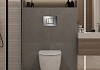 Комплект 3 в 1 инсталляция Grohe Rapid SL + Унитаз подвесной Teymi Lina S + кнопка хром F17135 № 17