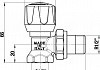 Вентиль Stout SVR 2102 1/2", ручной терморегулирующий, угловой  , купить батареи в Москве № 14