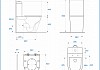 Унитаз напольный безободковый с быстросъемным сиденьем микролифт Teymi Aina T40205 № 16