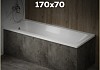 Ванна акриловая 170х70 белая Teymi Helmi Pro T30103
